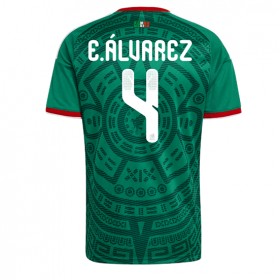 Mexiko Edson Alvarez #4 Hemmakläder VM 2026 Kortärmad